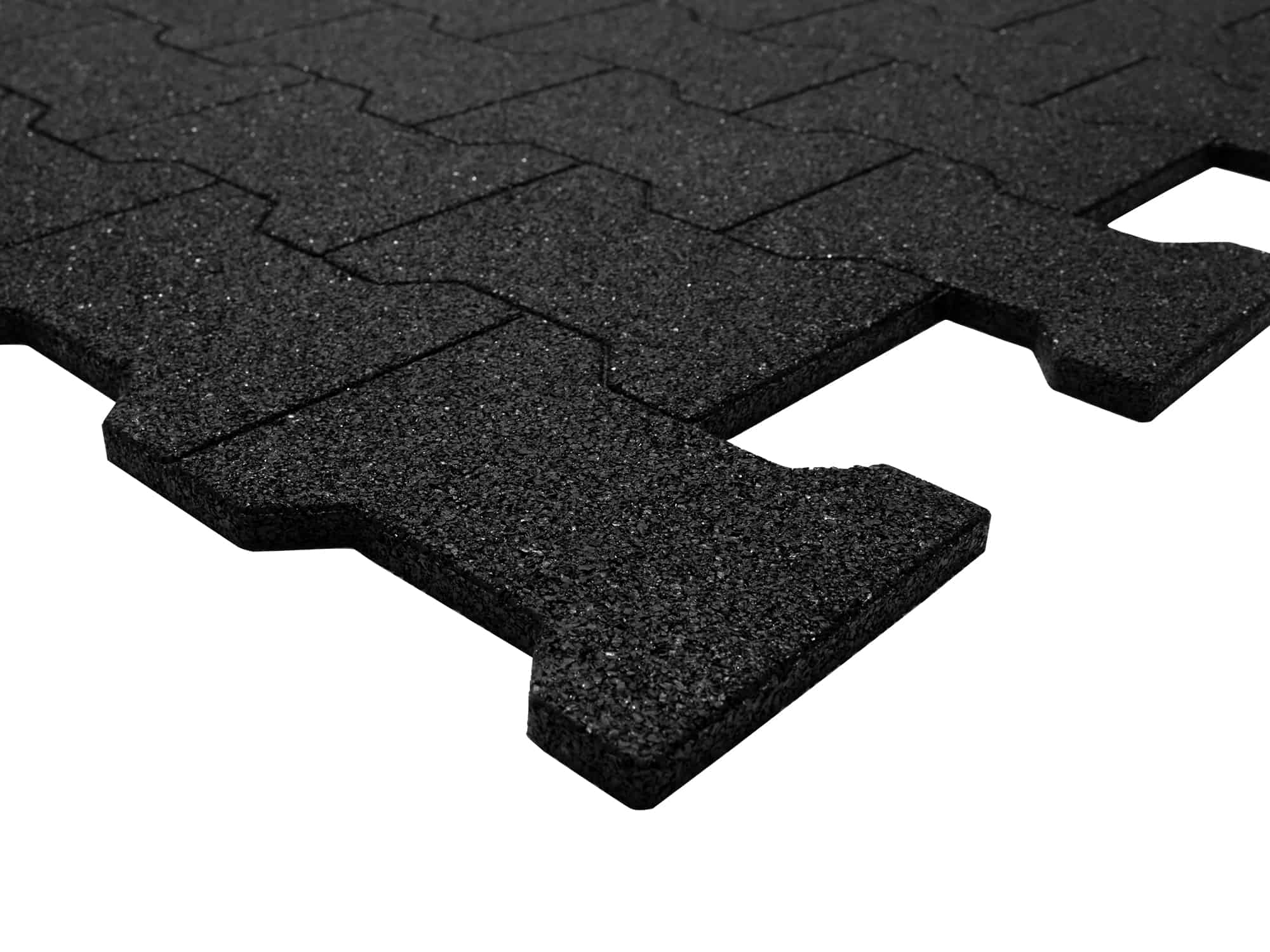 Interlocking Rubber I-Tiles 3.28' x 3.69'