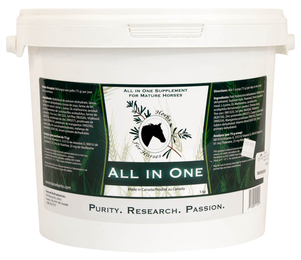 Herbs for Horses - All in One Cut Leaf 4.54 kg - System Equine