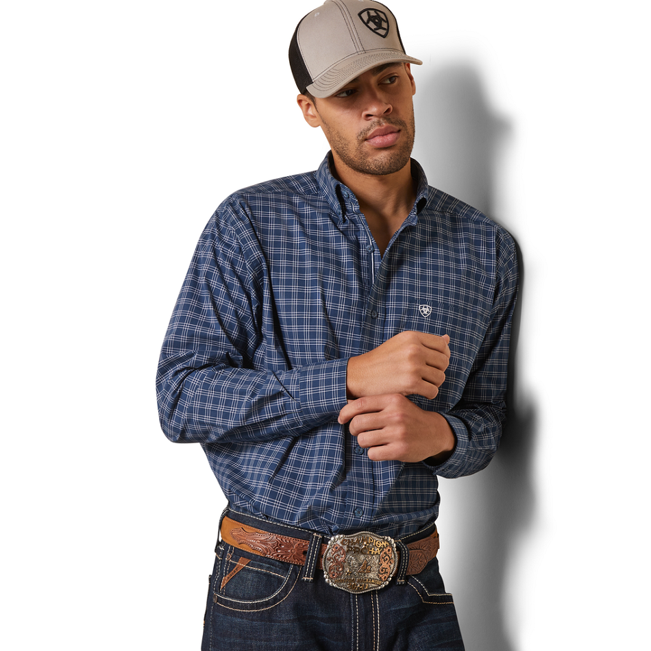 Ariat Pro Series Nicolai Camicia Uomo Classic Fit – Tessuto Tecnico Traspirante Con Protezione UV