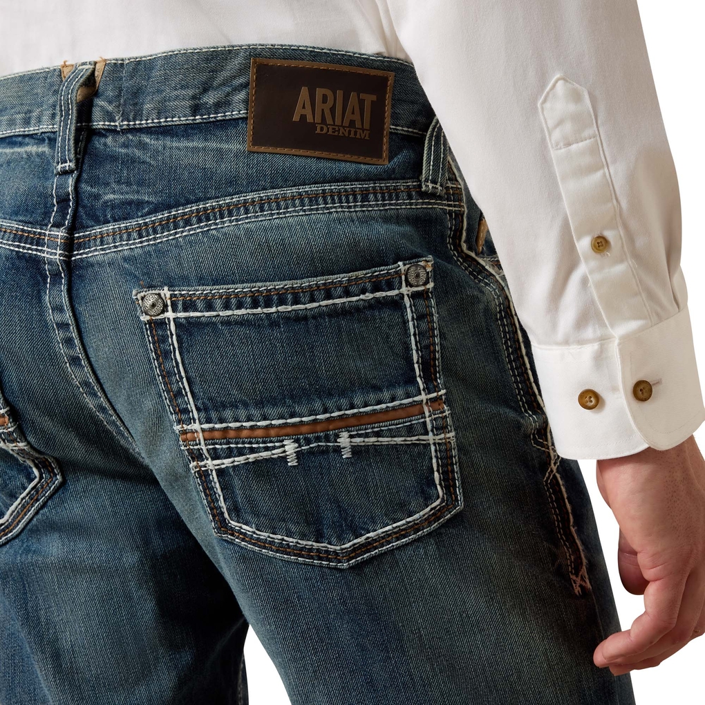 Ariat Men's Coltrane Low Rise Boot Cut Jeans System Equine