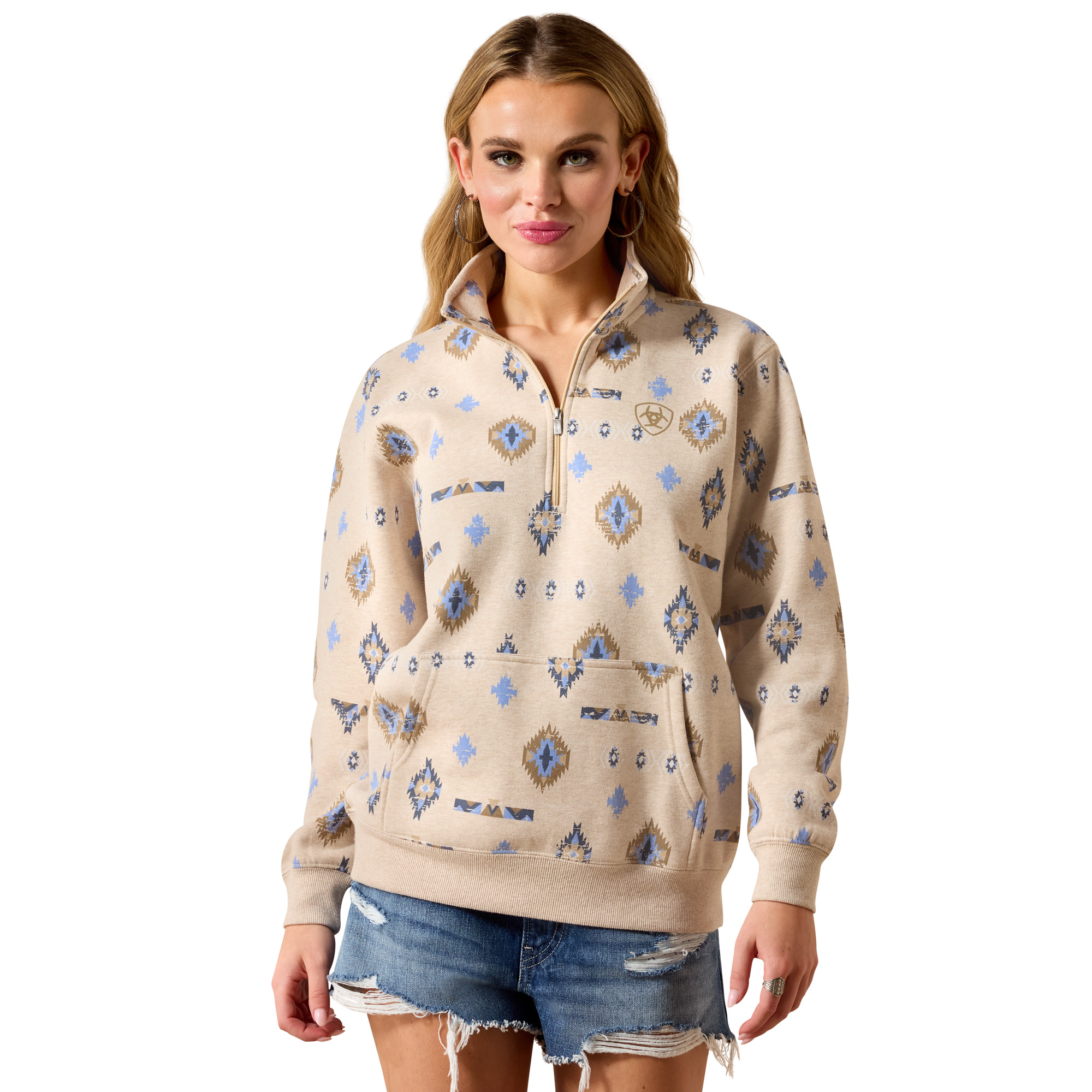 Ariat Women's Sapphire Half Zip Sweatshirt - System Equine