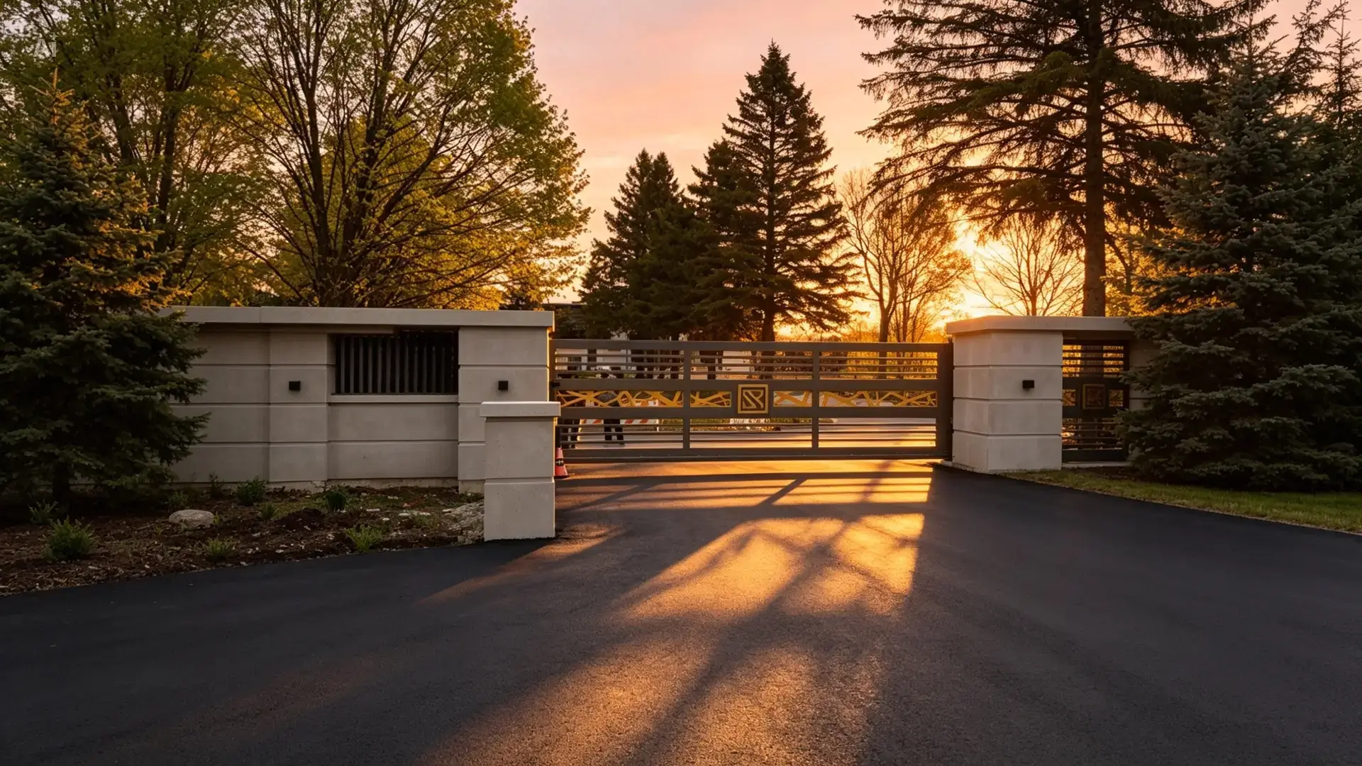 Gate access pedestal with keypad
