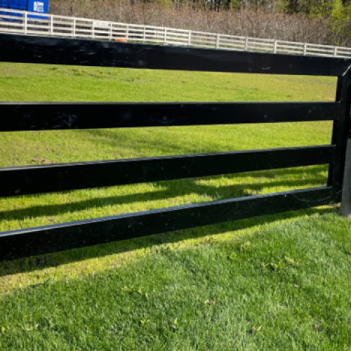 4 Rail Painted Aluminum Paddock Gate