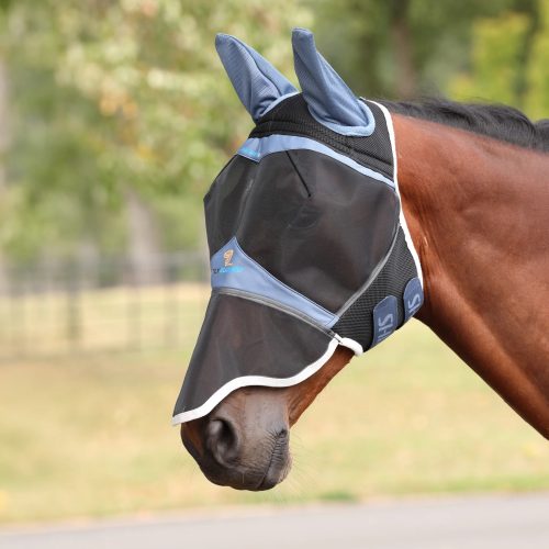 Flyguard Pro Air Motion Fly Mask with Ears & Nose