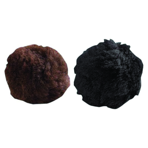 12 Pack Can-Pro Ear Pompoms Black