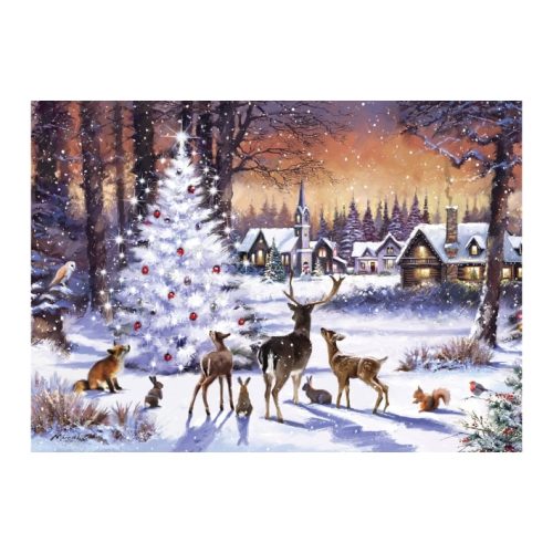 1000 Piece Jigsaw Puzzle Christmas Gathering