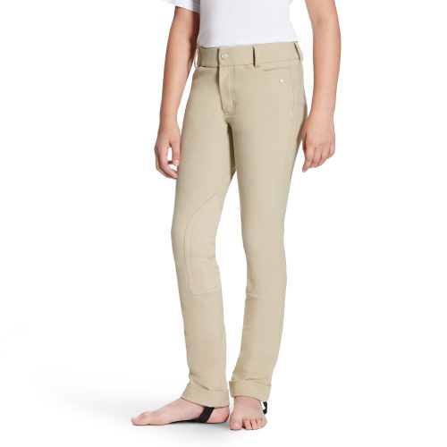 Ariat - Kids' Heritage Elite Knee Patch Jodhpur Tan