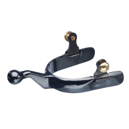 Mens Stainless Steel Humane Spurs Black