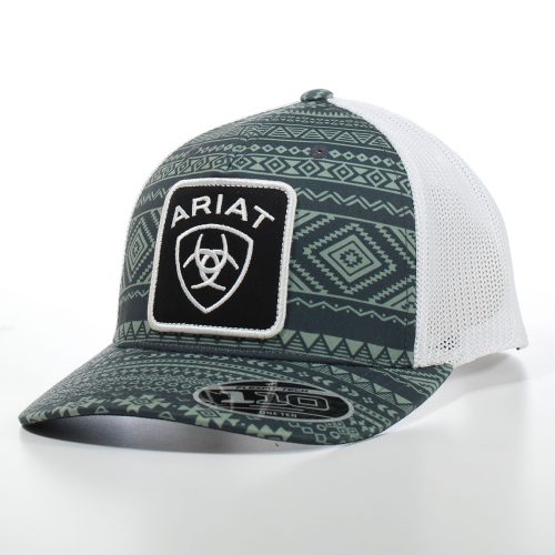 Ariat FF110 Multicoloured Aztec Mesh Snap Back Cap