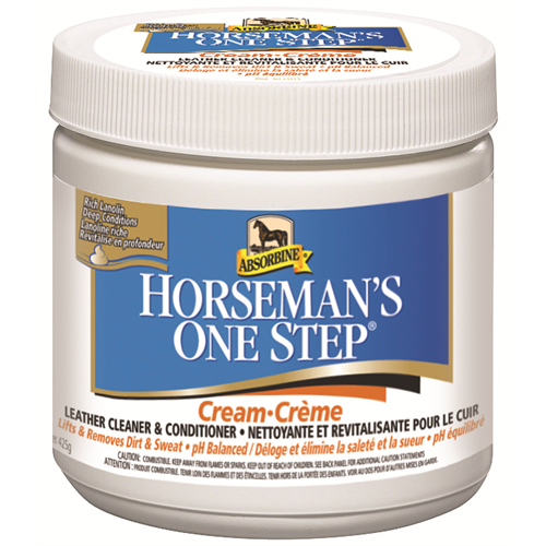 Absorbine - Horseman's One Step Cream Leather Cleaner & Conditioner